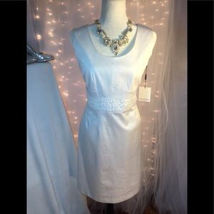 🔥sale. NWT. Calvin Klein white dress